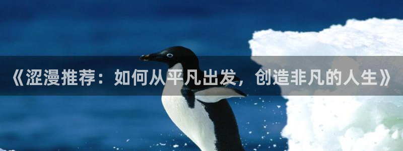 kakaopage韩漫官网：《涩漫推荐：如何从平凡出发，创造非凡的人生》